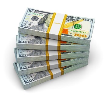 A Stack of $100 Bills