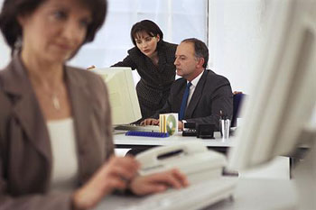 People Working on Computers